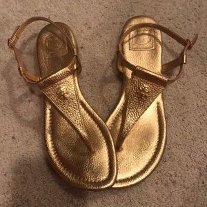 Tory Burch Gold Sandals - Take 2!
